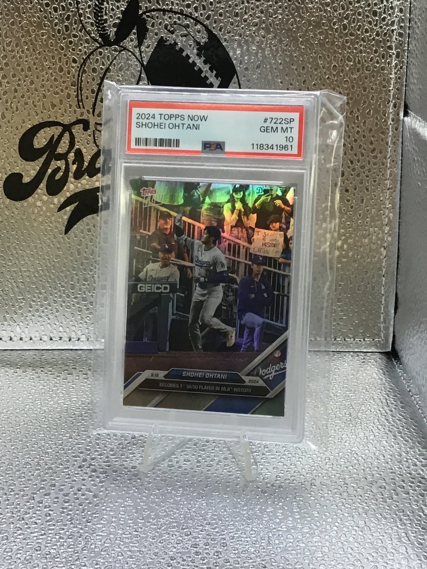 2024 Topps Now Shohei Ohtani 50/50 game PSA Gem mint 10