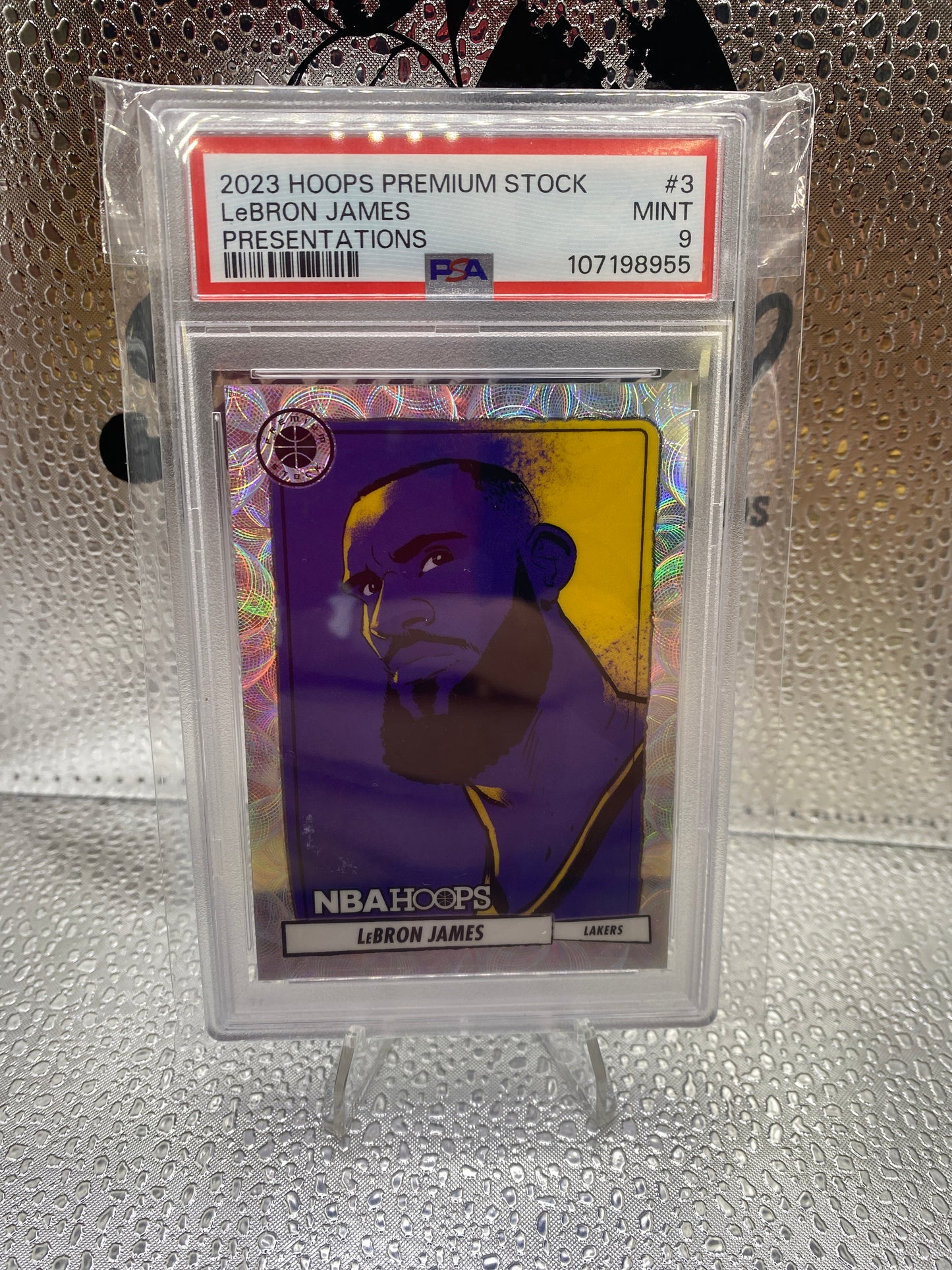 2023 Hoops Premium Stock LeBron James Presentations