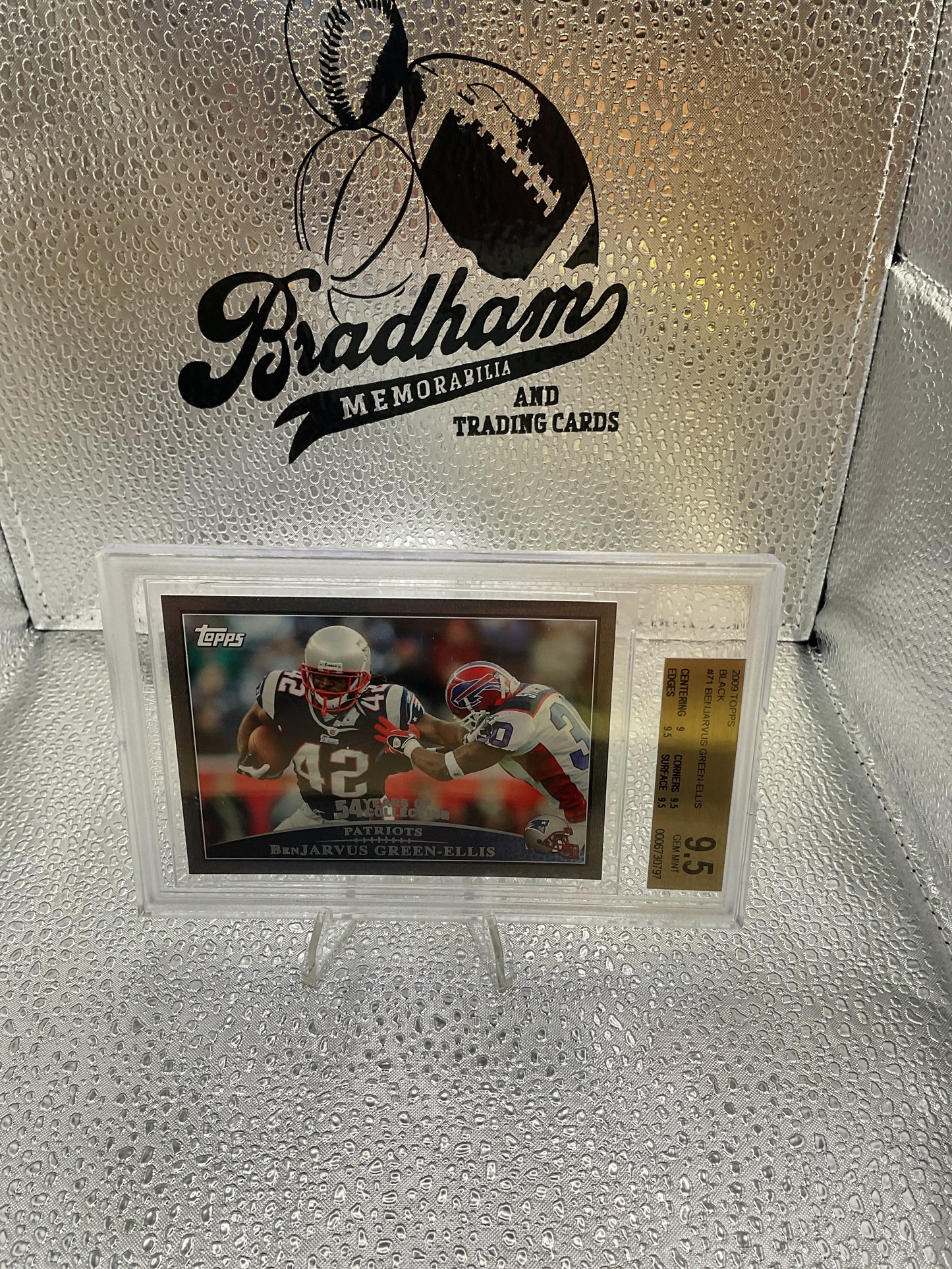 2009 Topps Black Benjarvis Green-Ellis gem mint 9.5 /54