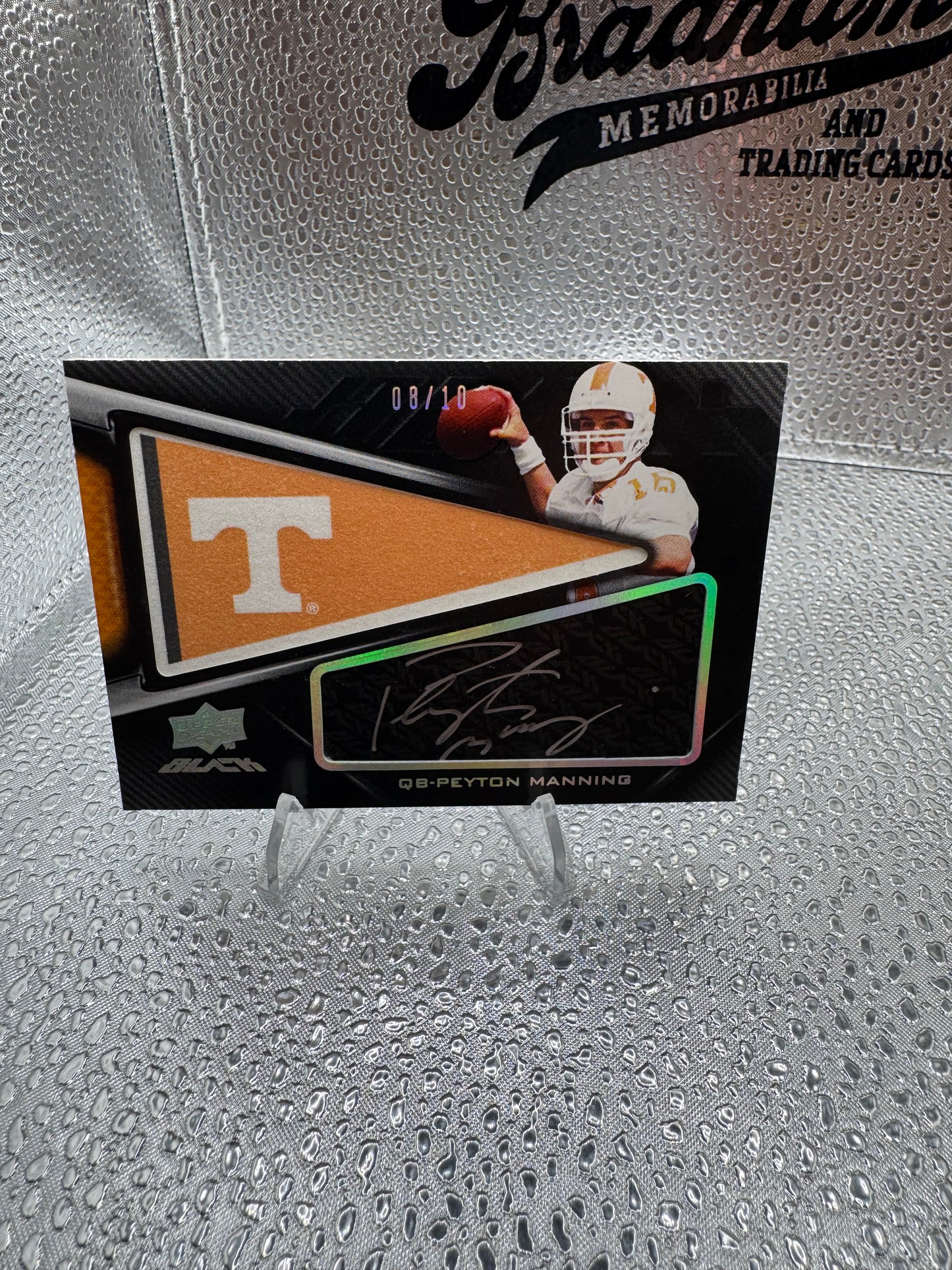 2009 Upper deck black Peyton and Eli Dual Auto /10