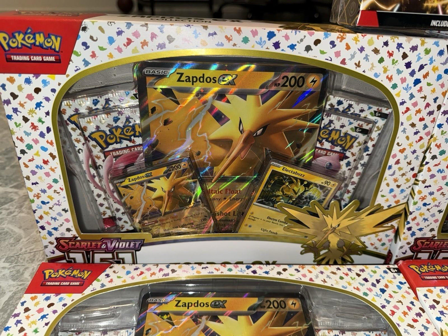 Pokemon TCG Scarlet & Violet 151 Zapdos EX Collection New CHECK DESCRIPTION