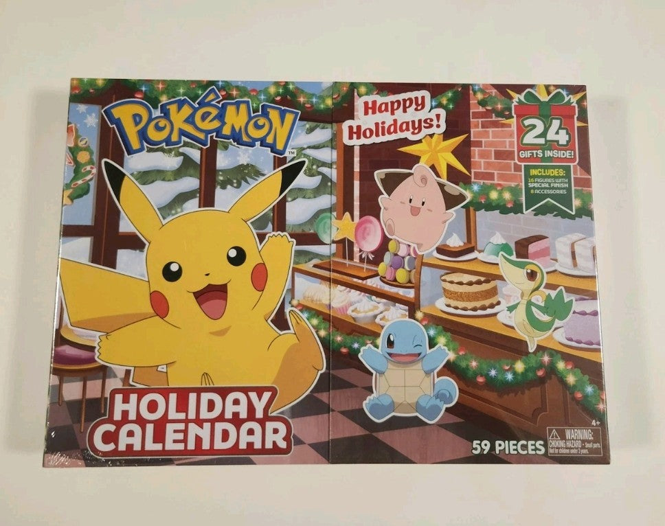 Pokemon Advent Calendar 2025 Battle Figures (59 Pieces)