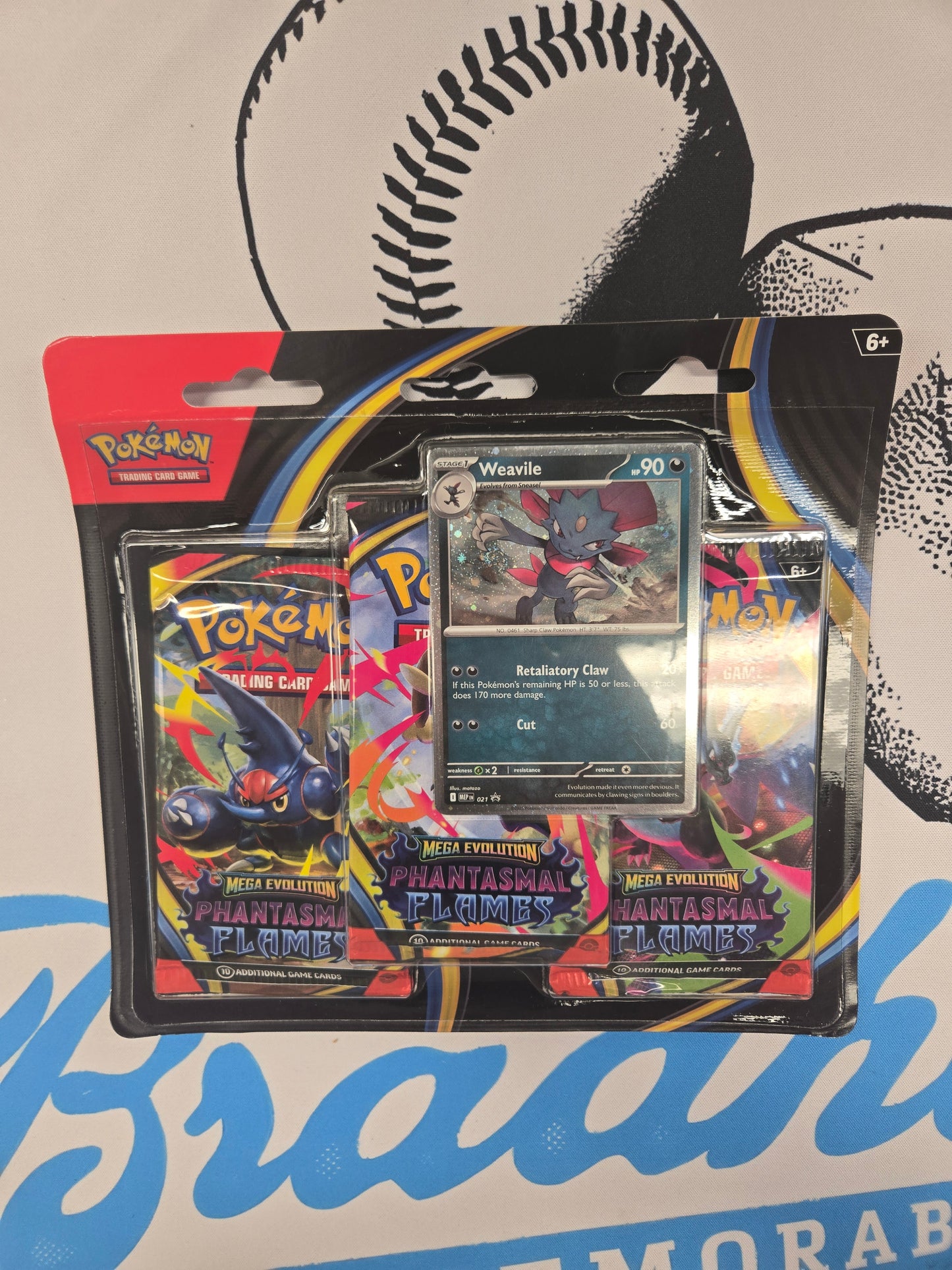 Pokémon Phantasmal Flames 3 Pack Blister