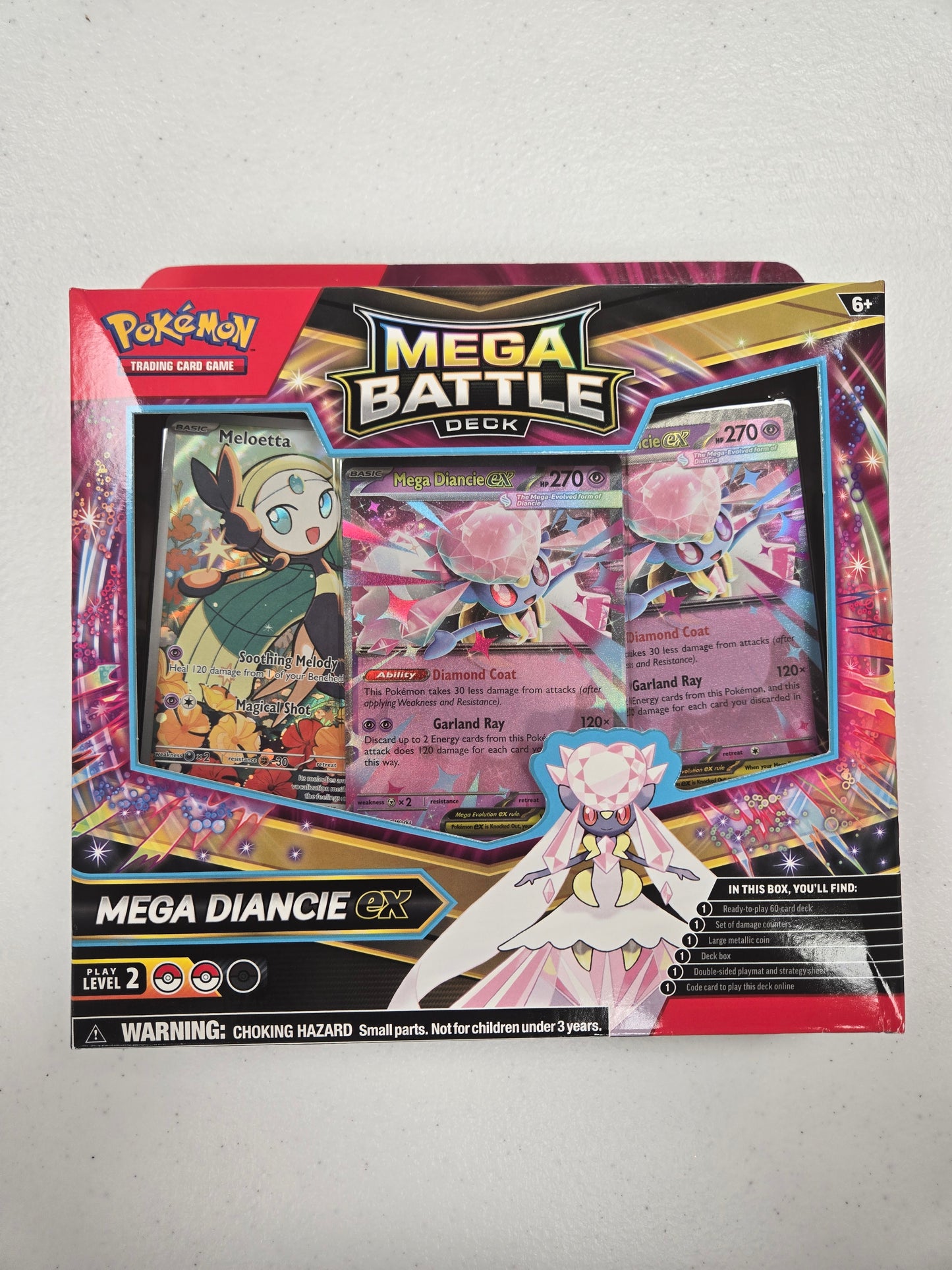 Pokemon Mega Evolution Battle Deck EX Diance