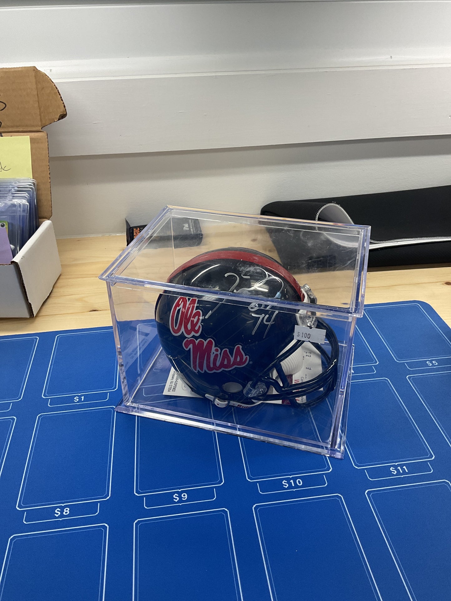 Michael Oher Signed Mini Helmet With COA