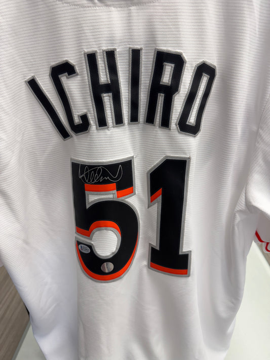 Ichiro Signed Jersey Marlins