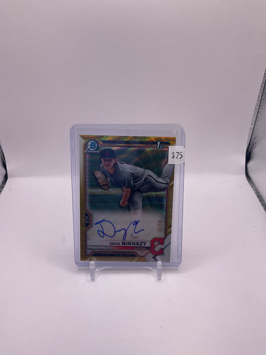 Doug Nikhazy /50 Gold Auto #CDA-DN