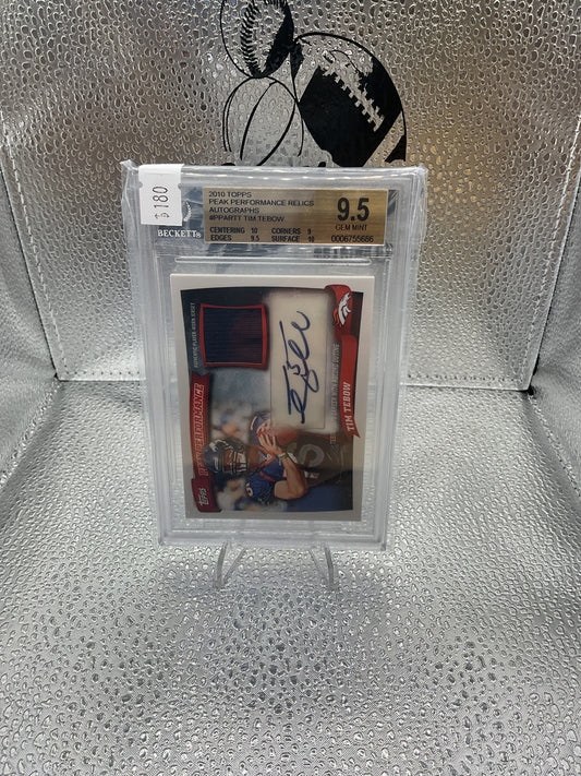 Tim Tebow BGS 9.5 Patch Auto