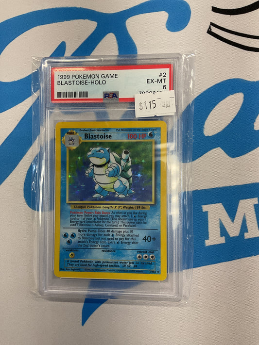 Ex MT PSA 6 Blastoise