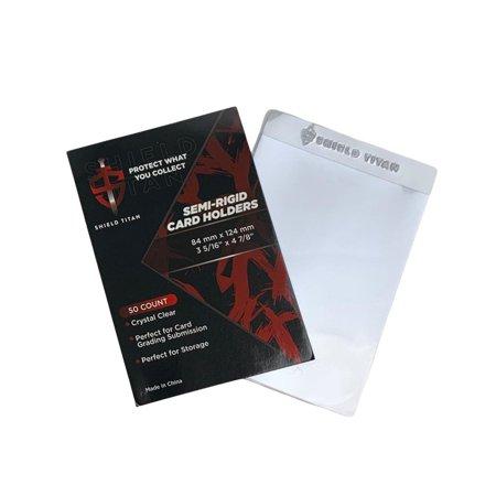 Semi-Rigid Card Holders (Regular Size) - 50 Count