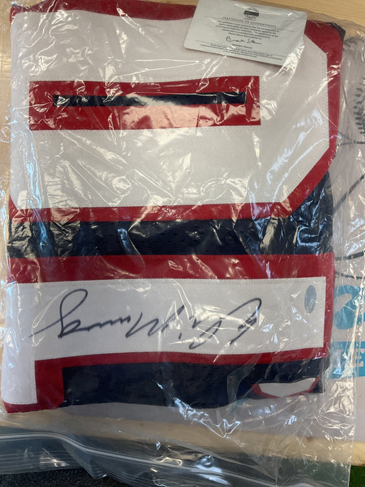 Signed Eli manning jersey with COA