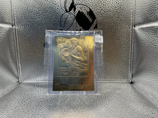 1997 FLEER 23KT GOLD BASKETBALL TEXTURE BLACK FOIL KOBE BRYANT