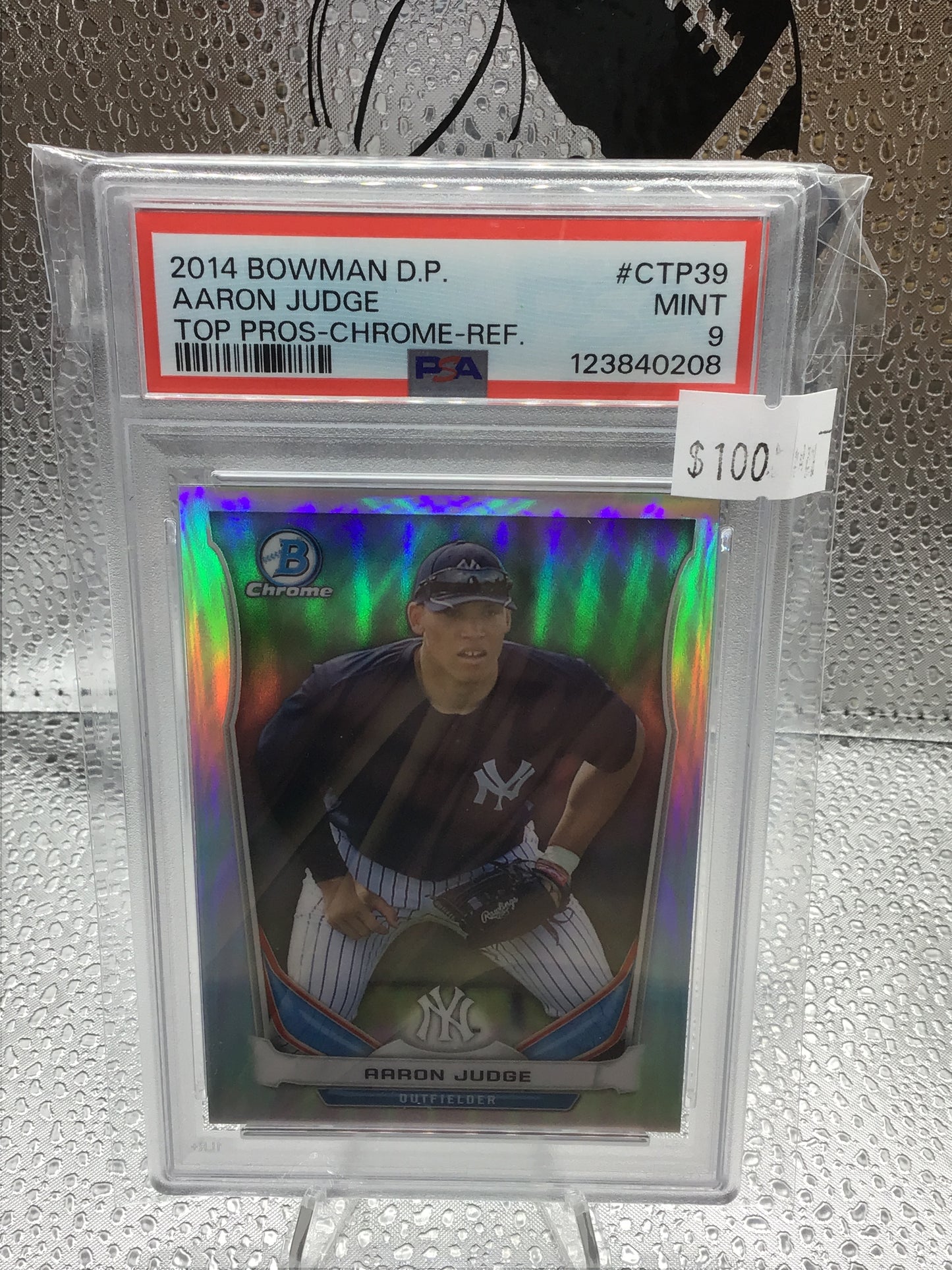 2014 Bowman D.P Aaron Judge Top Pros-Chrome PSA 9