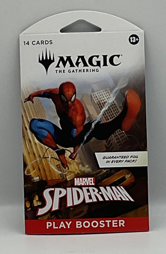 MTG: Magic The Gathering Marvel Spider-Man Play Sleeved Booster Pack Sealed TCG
