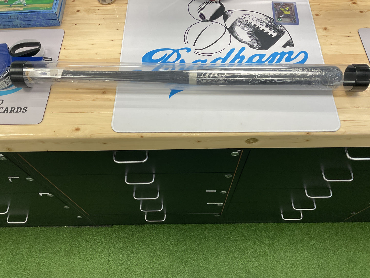 Carlos Santana Signed Bat