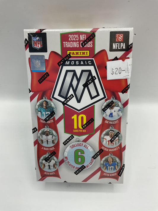 2025 Panini NFL Mosaic Holiday Ornament Box