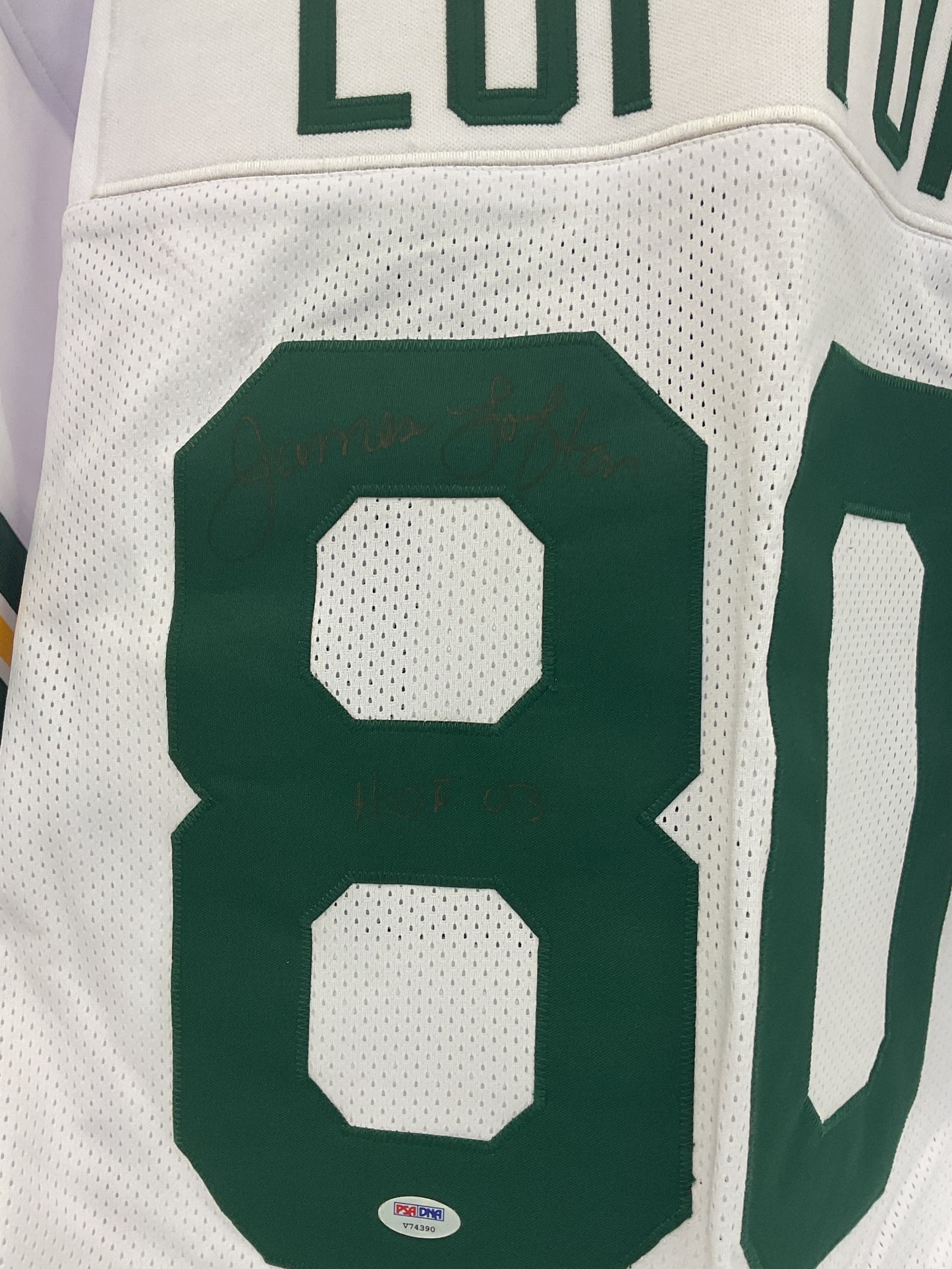 James Lofton Signed Green Bay Packers Jersey with COA