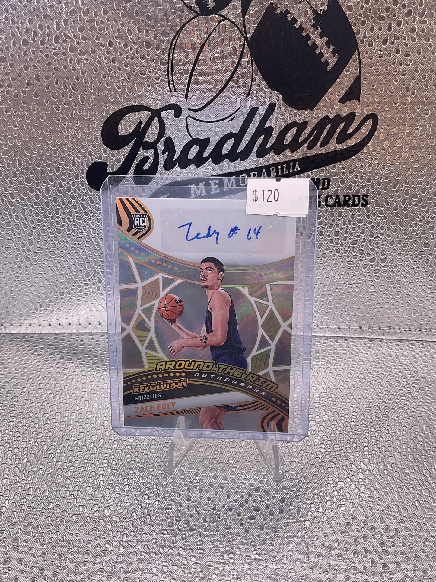 2024-25 Panini Revolution Around the Rim Autographs #ATR-ZAC Zach Edey RC Auto  01/15