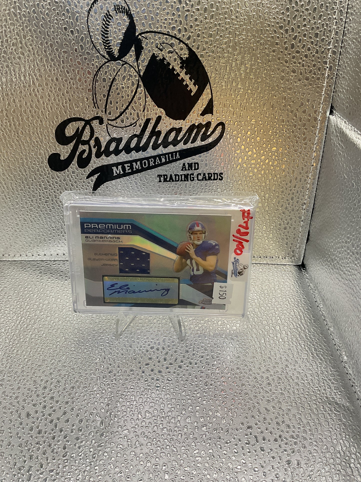 Eli Manning /100 Auto- Premium Performers #PP-EM