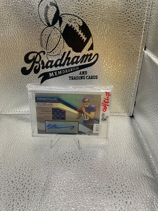 Eli Manning /100 Auto- Premium Performers #PP-EM