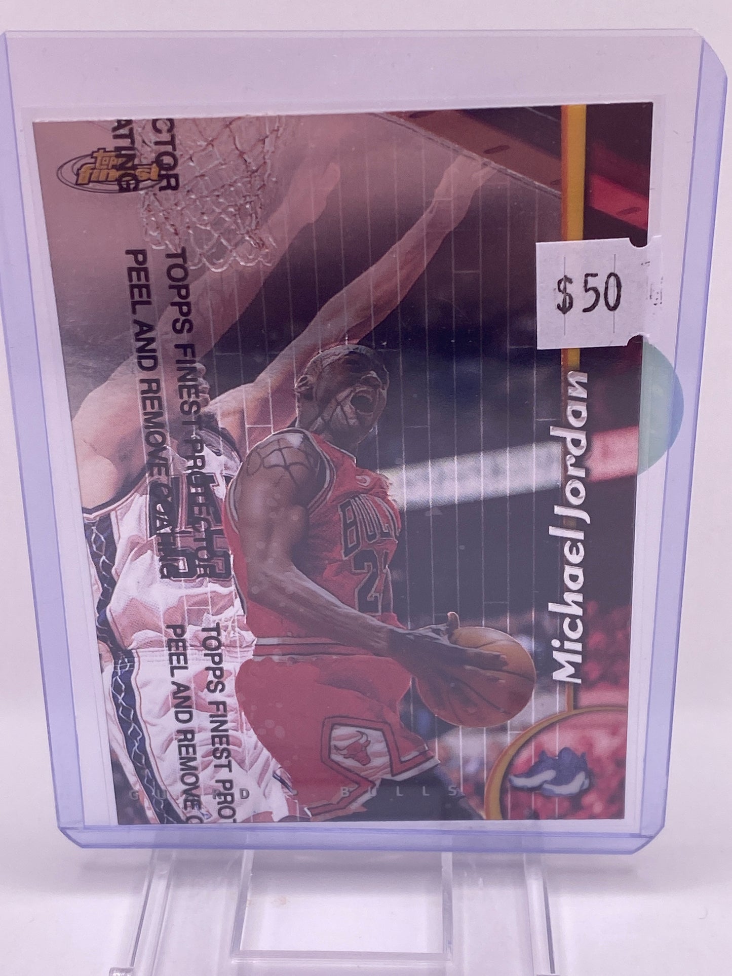 Michael Jordan Topps Finest W/coating (81)