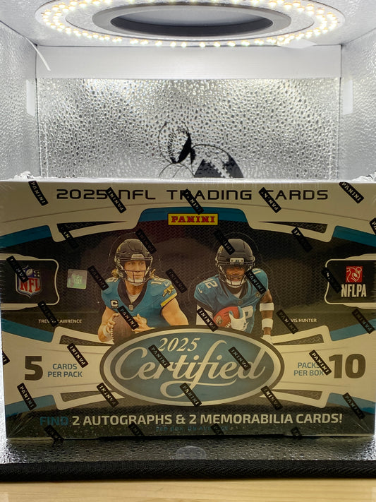 2025 Panini Certified Football Hobby Box