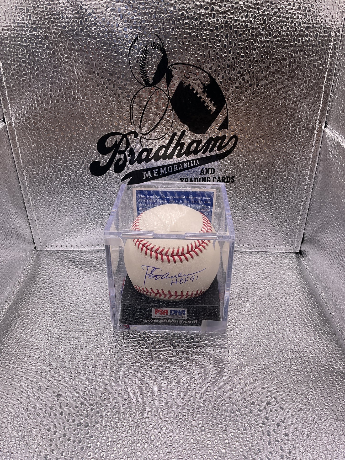 Rod Carew auto baseball