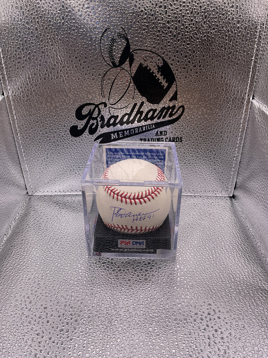 Rod Carew auto baseball