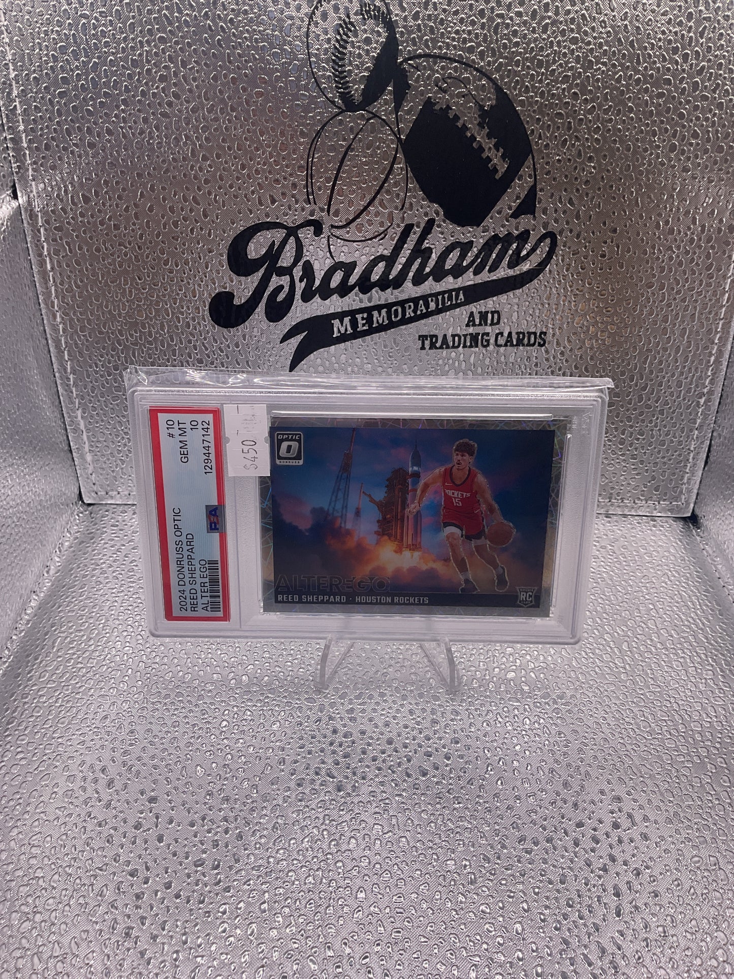 REED SHEPPARD 2024-25 DONRUSS OPTIC ALTER EGO ROOKIE RC PSA 10