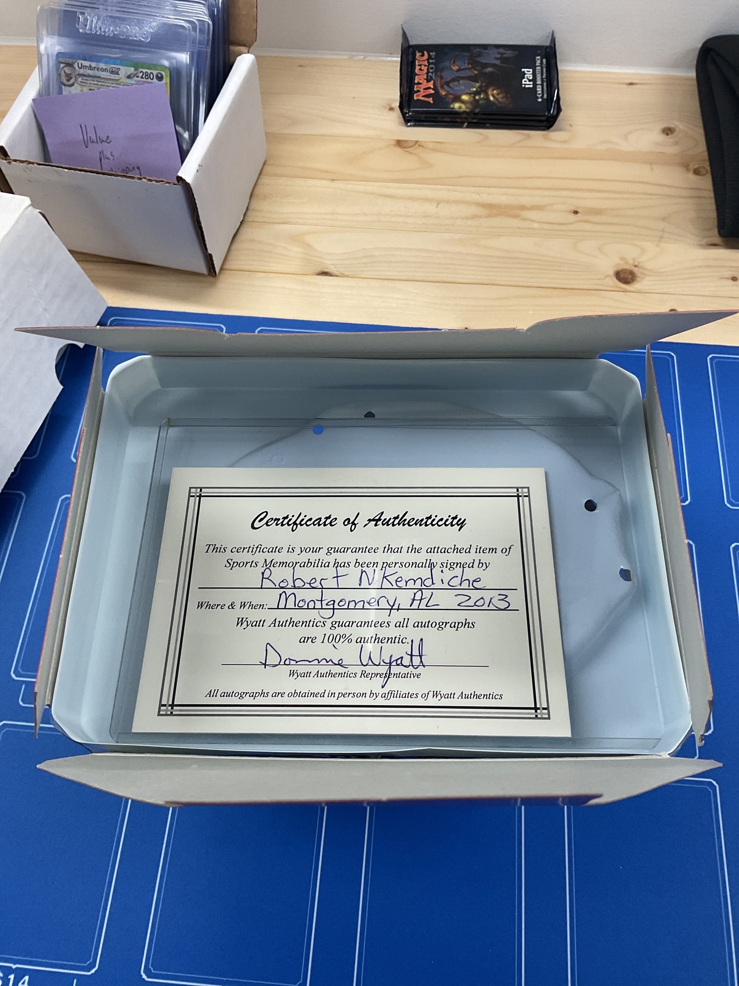 Robert NKemdiche Signed Mini Helmet With COA