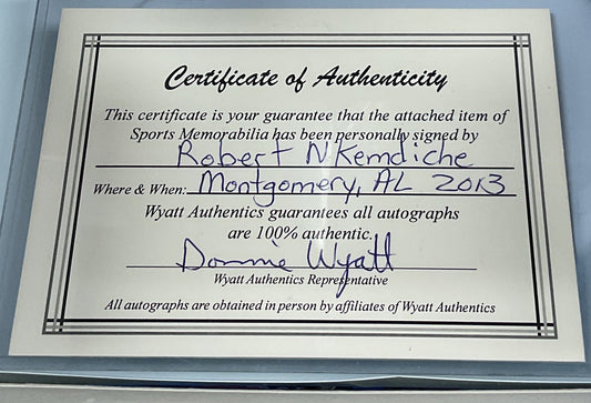 Robert NKemdiche Signed Mini Helmet With COA