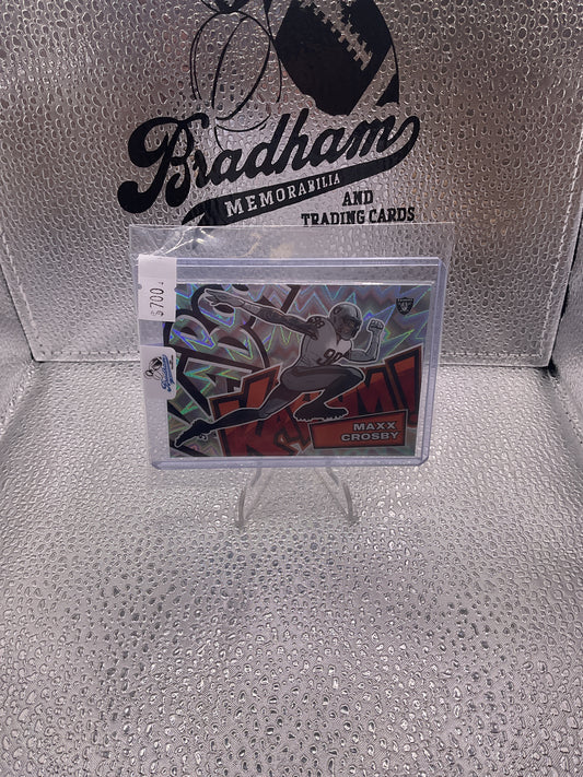 Maxx Crosby Kaboom 2025 Absolute