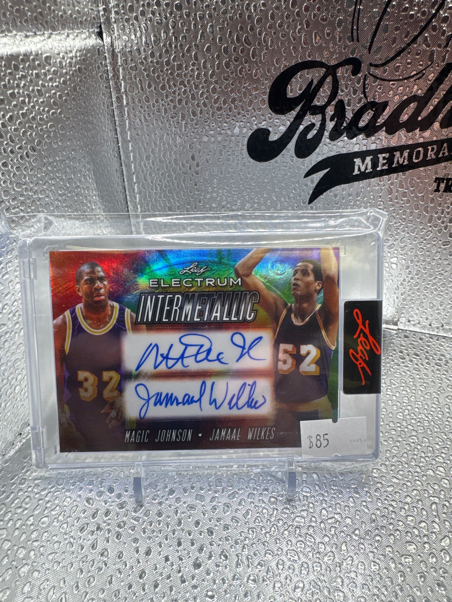 2024 Leaf Electrum Basketball Dual Auto.  Magic Johnson, Jamaal Wilkes. 1/8