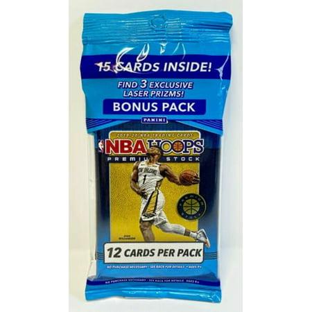Panini 2019-20 Hoops Premium NBA Basketball Trading Cards Multi Pack- 15 Cards