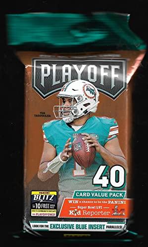 2021 Panini Playoff NFL Football Trading Cards Fat Pack