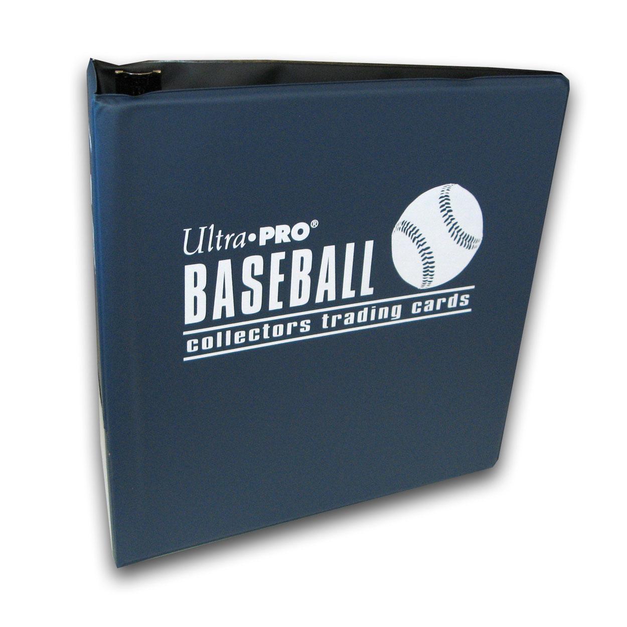 3 Baseball Trading Card Album Blue