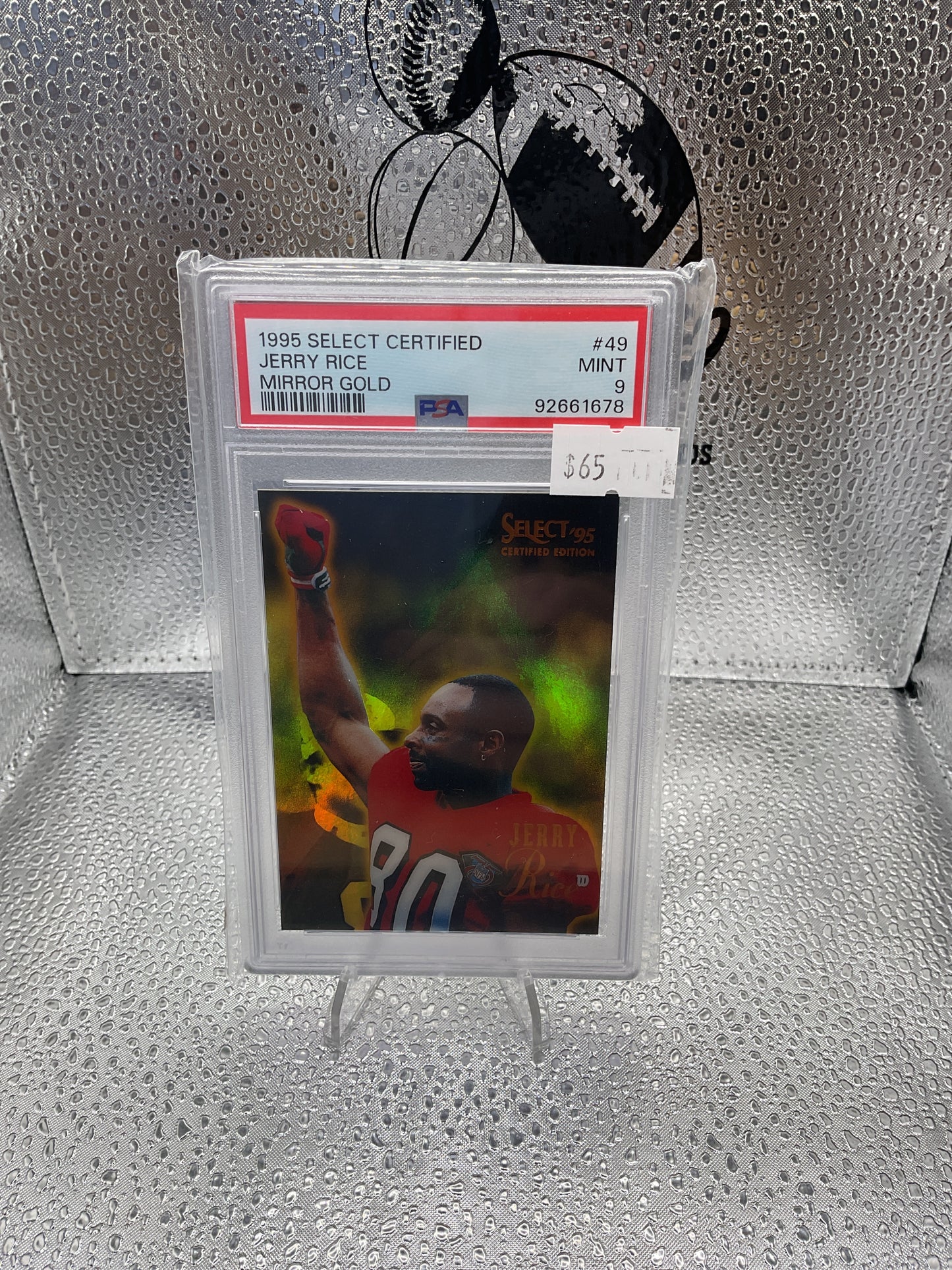 Jerry Rice Mirror Gold PSA 9 #49