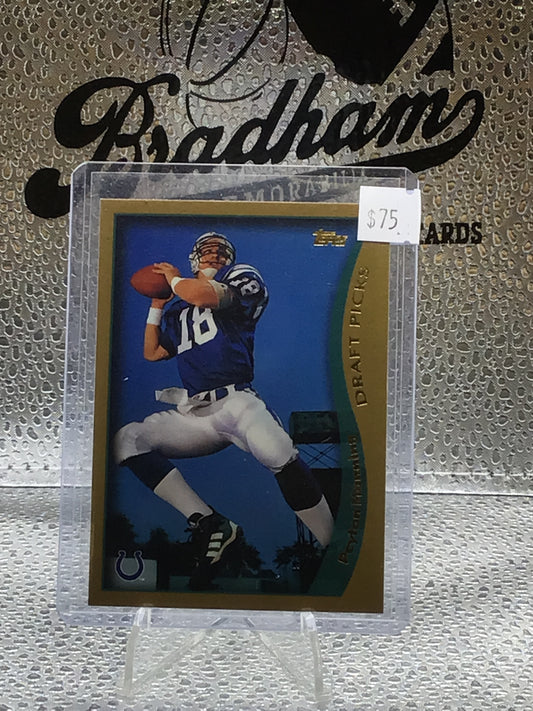 Peyton Manning Topps Draft Packs green