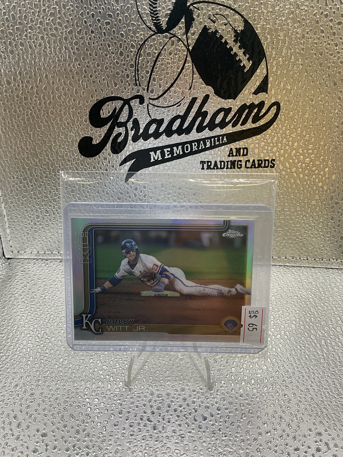 2025 Topps Chrome Bobby Witt Jr Image Variation Refractor SP #93 KC Royals