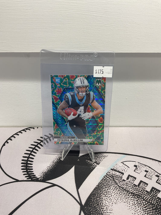2025 Panini Mosaic TETAIROA McMILLAN "Christmas Cookie" SSP Rookie #309 PANTHERS
