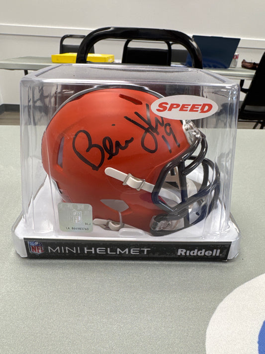 NFL Mini Helmet Bernie Kosar Autograph