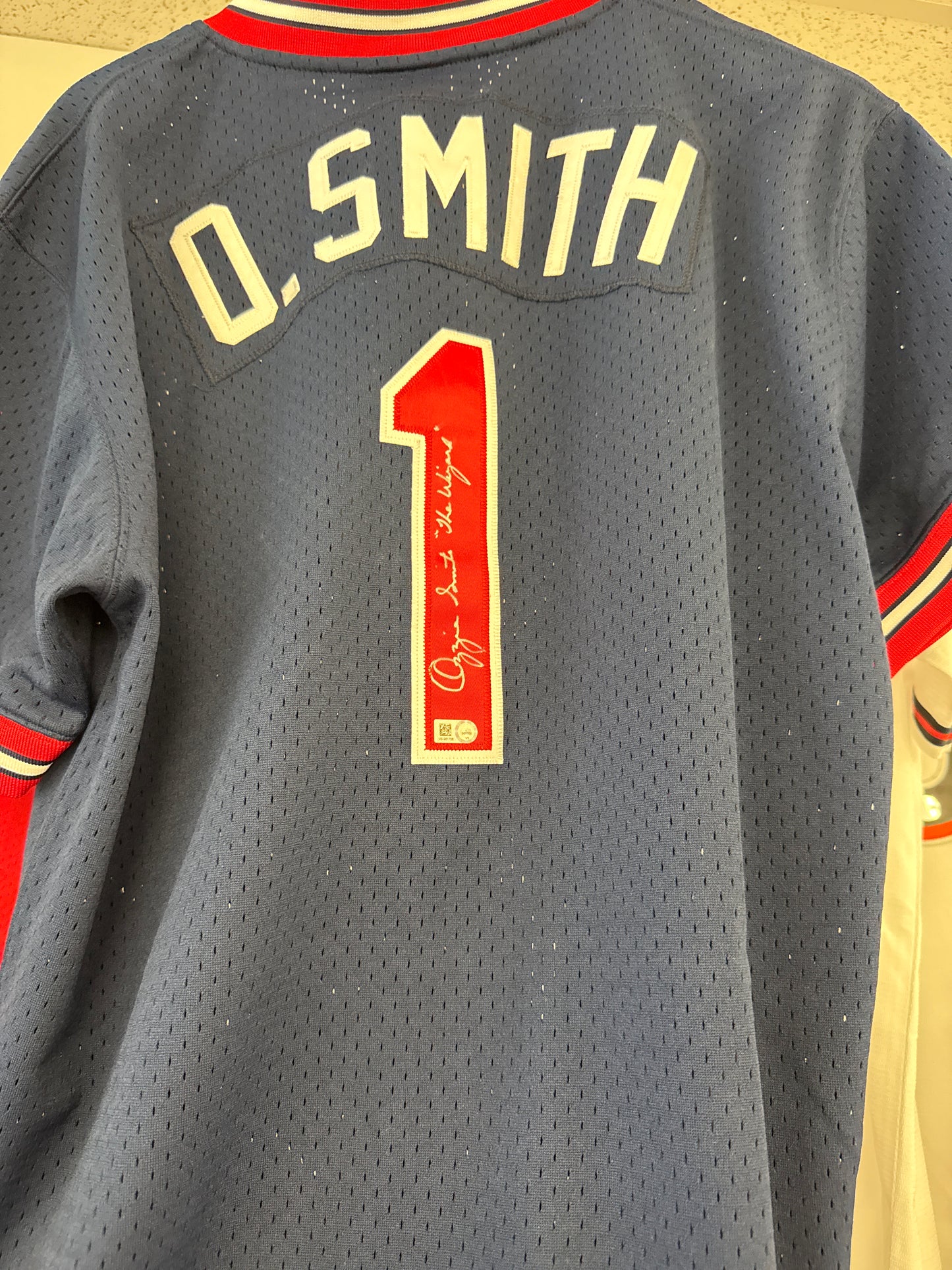 Ozzie Smith Autographed St. Louis Cardinals “The Wizard” Inscription