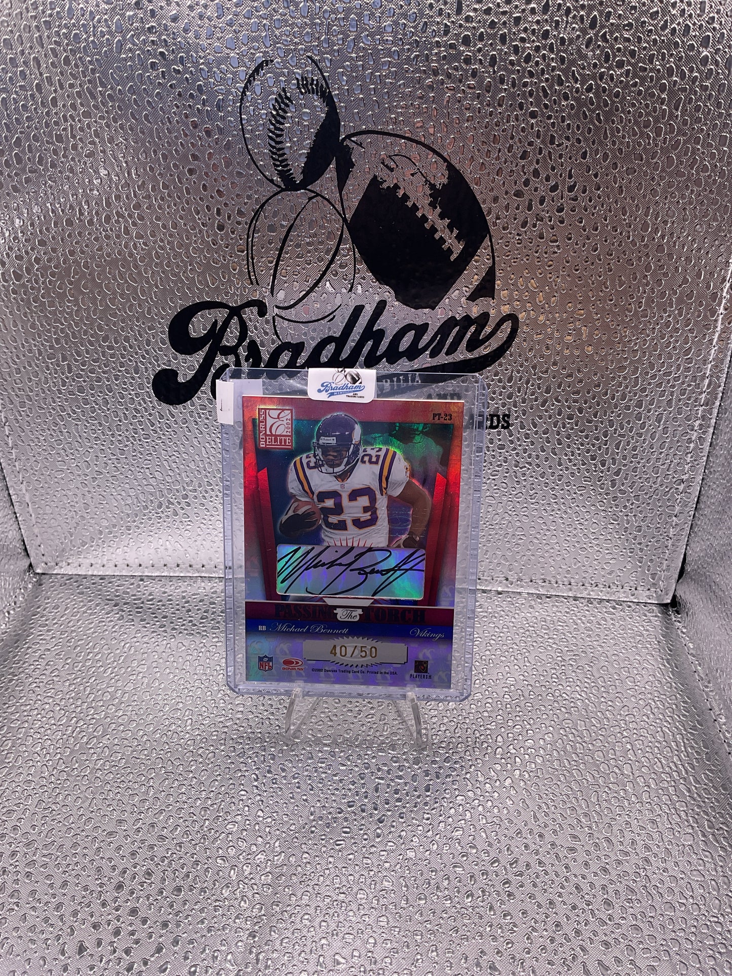 2002 Donruss Elite HERSCHEL WALKER & BENNETT 40/50