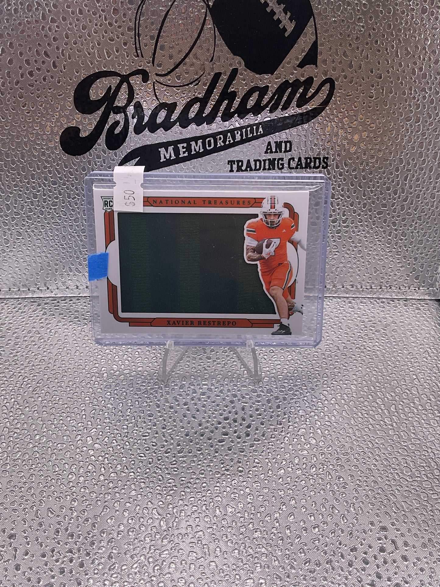 2025 Panini National Treasures Collegiate
Xavier Restrepo RS-XRO Jumbo Patch 2/5