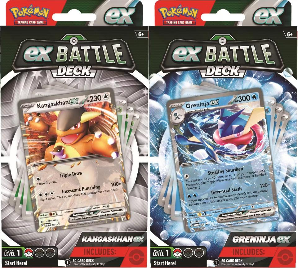 Pokemon TCG Kangaskhan/Greninja EX Battle Deck Trading Cards