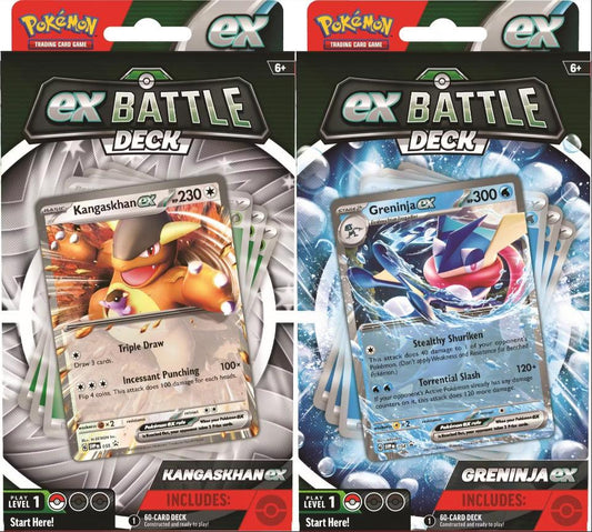 Pokemon TCG Kangaskhan/Greninja EX Battle Deck Trading Cards