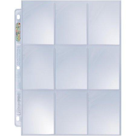 100 Ultra Pro Platinum 9 Pocket Sheets - Multi
