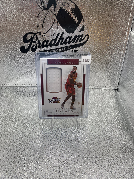 LeBron James /99 Treasure Threads
