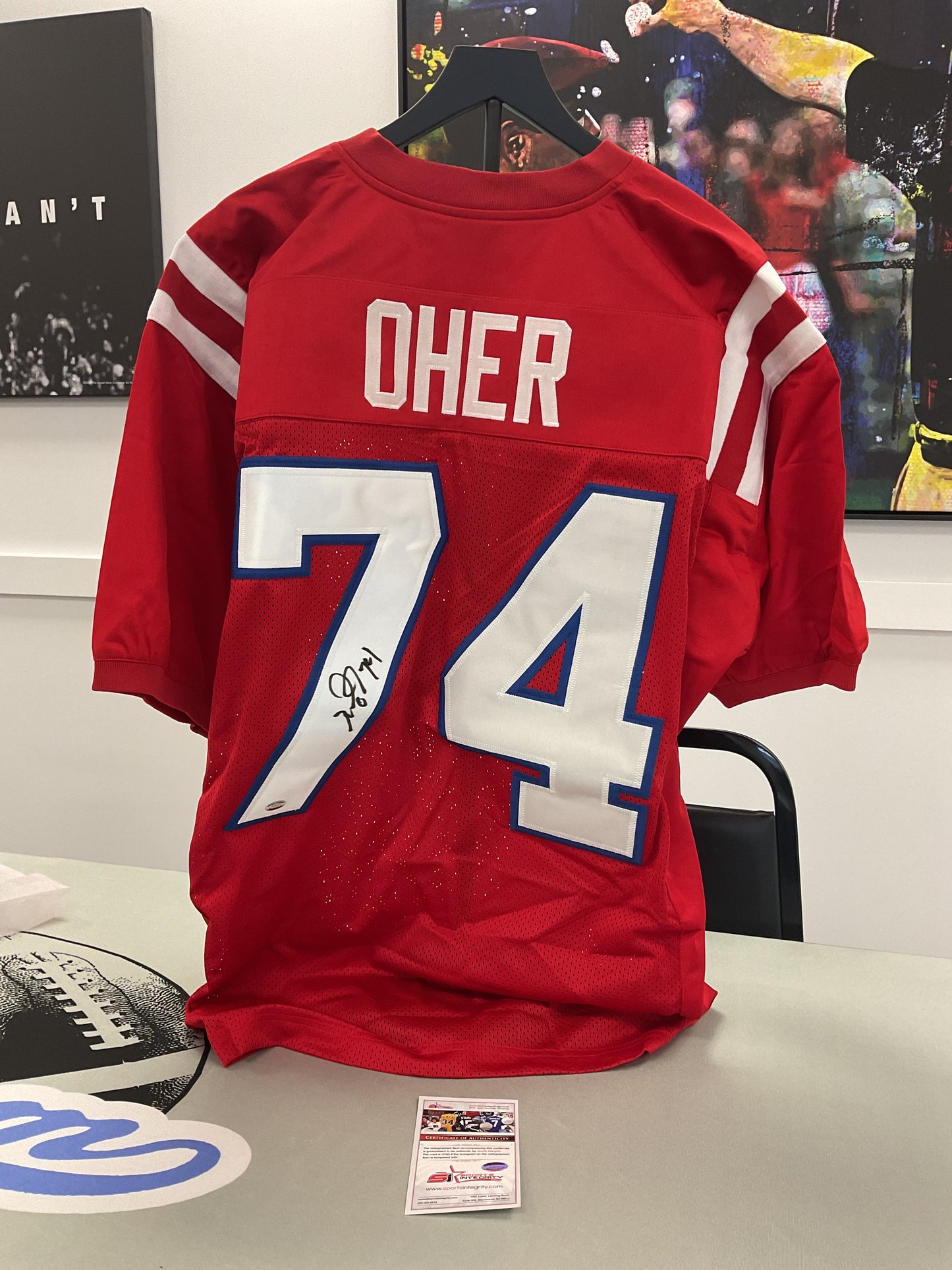Michael Oher Signed Ole Miss Jersey with COA