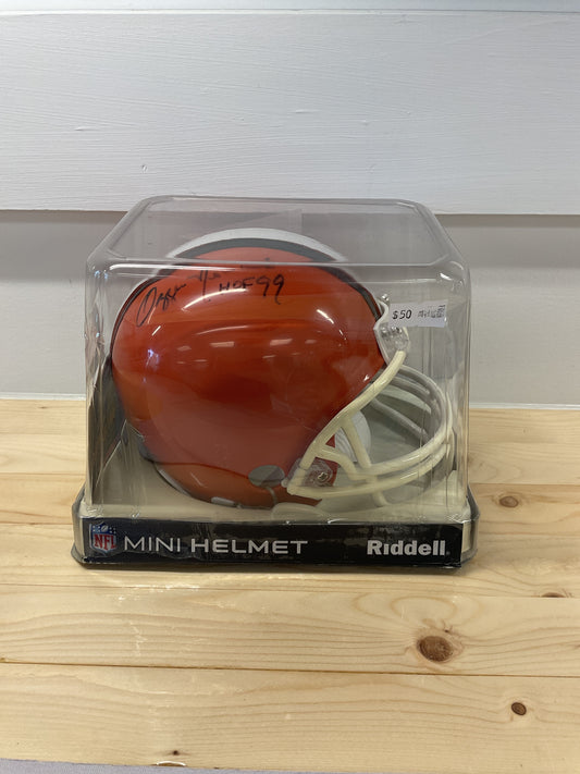 Ozzie Newsome Signed Cleveland Browns Mini Helmet